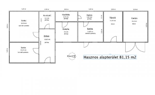 Eladó családi ház, Nyirádon 63 M Ft, 3 szobás