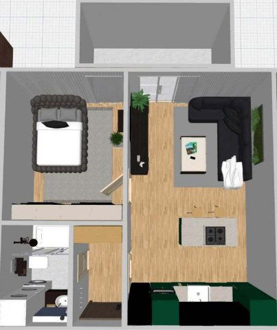 Eladó téglalakás, Nyíregyházán 39.7 M Ft, 1+1 szobás