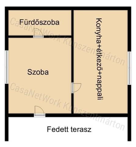 Eladó nyaraló, Tiszaalpáron 24.5 M Ft, 1 szobás