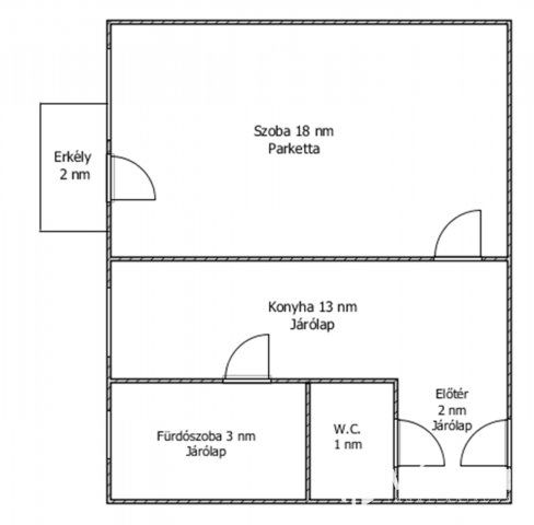 Eladó téglalakás, Salgótarjánban 11.5 M Ft, 1 szobás