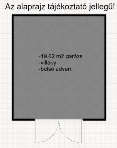 Eladó garázs, Szegeden 10.5 M Ft, 1 szobás / költözzbe.hu