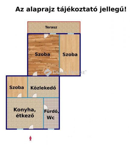 Eladó ikerház, Hajmáskéren 24.9 M Ft, 4 szobás
