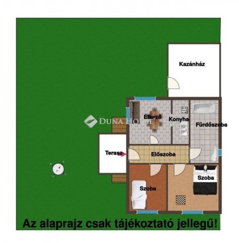 Eladó családi ház, Jászladányon 15 M Ft, 2 szobás