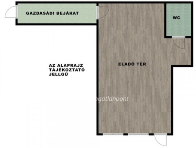 Kiadó üzlethelyiség, Nyíregyházán 200 E Ft / hó
