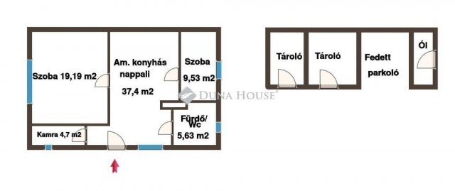Eladó családi ház, Farmoson 38 M Ft, 3 szobás