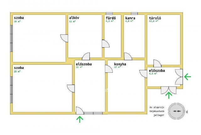 Eladó családi ház, Jászfényszarun 29.5 M Ft, 2+1 szobás