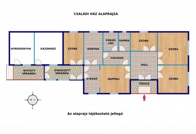Eladó családi ház, Tótszerdahelyen 16.5 M Ft, 5 szobás