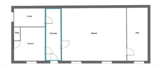 Eladó téglalakás, Budapesten, I. kerületben 67 M Ft, 2 szobás