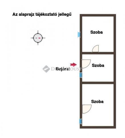 Eladó családi ház, Szegeden 16.9 M Ft, 3 szobás