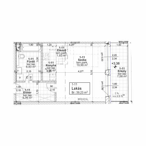 Eladó téglalakás, Budapesten, XIII. kerületben, Jász utcában