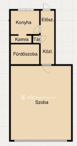 Eladó téglalakás, Miskolcon 29.9 M Ft, 1 szobás