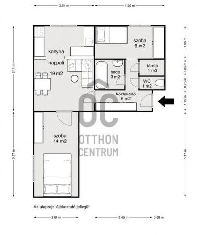 Eladó téglalakás, Budapesten, XIV. kerületben, Bagolyvár utcában