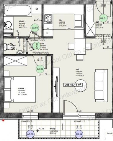 Eladó téglalakás, Hegyeshalomban 37.443 M Ft