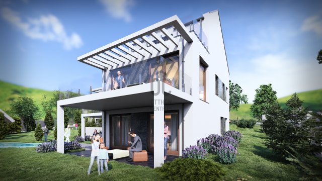Eladó ikerház, Pilisborosjenőn 240 M Ft, 6 szobás