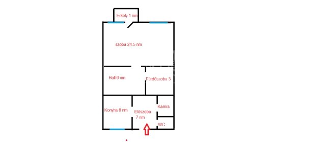 Eladó téglalakás, Budapesten, I. kerületben 82.9 M Ft