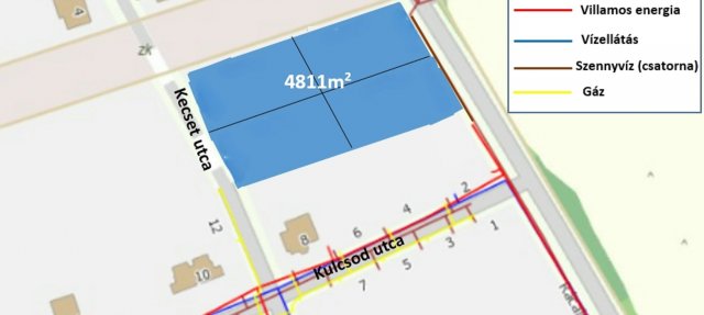 Eladó telek, Kulcson 8.9 M Ft / költözzbe.hu
