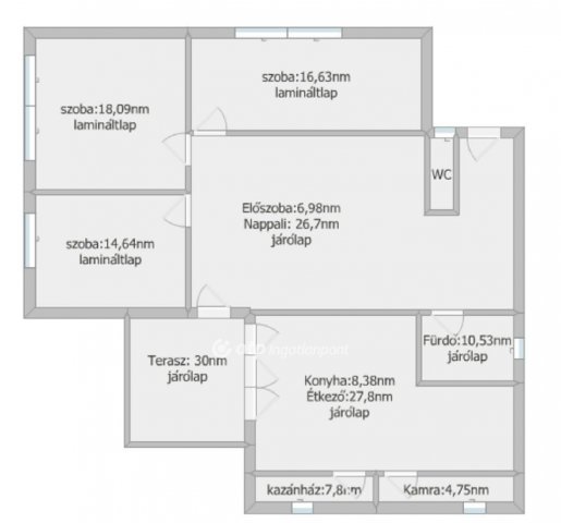 Eladó családi ház, Szekszárdon 117 M Ft, 3 szobás