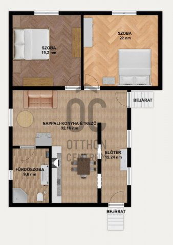 Eladó családi ház, Kemendolláron 57.9 M Ft, 3 szobás