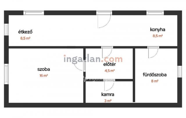 Eladó családi ház, Hajdúszoboszlón 38 M Ft, 1 szobás