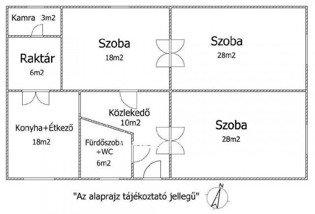 Eladó családi ház, Kiskunfélegyházán 29.5 M Ft, 3+1 szobás