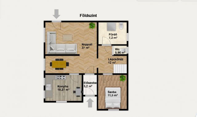 Eladó családi ház, Miskolcon 111 M Ft, 3 szobás