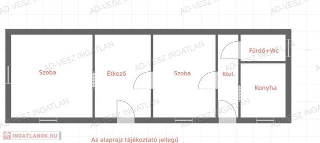 Eladó családi ház, Ócsán 45 M Ft, 2 szobás