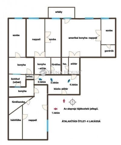 Eladó téglalakás, Budapesten, VI. kerületben 169 M Ft, 5 szobás