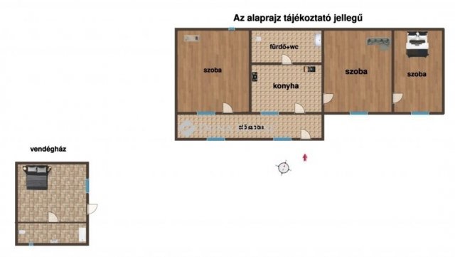 Eladó családi ház, Fülén 47.9 M Ft, 3 szobás