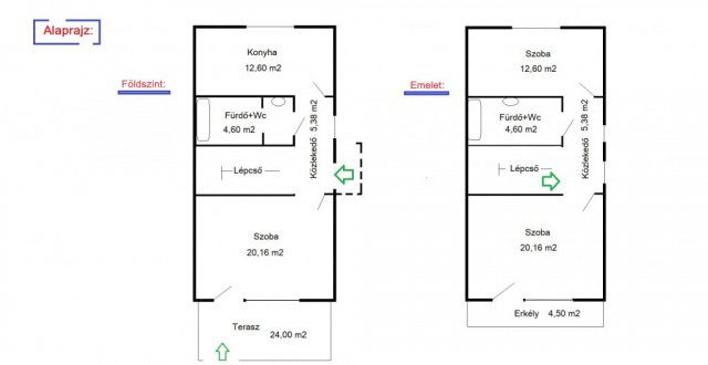 Eladó ikerház, Budapesten, XVIII. kerületben 92.9 M Ft, 3 szobás