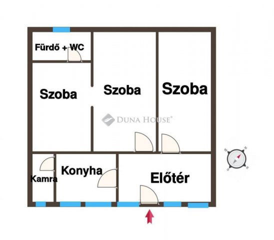 Eladó családi ház, Kiskunfélegyházán 17.5 M Ft, 3 szobás