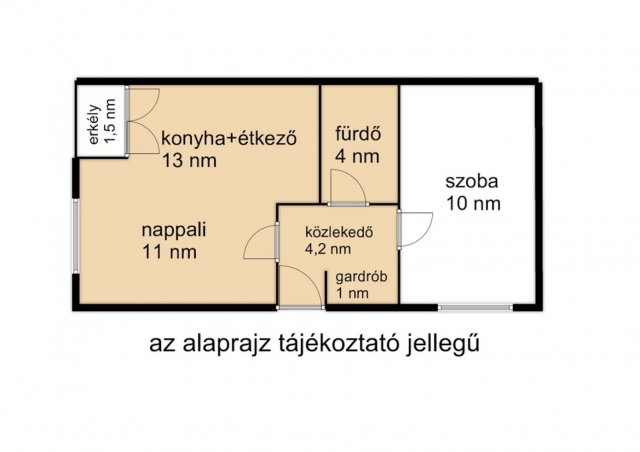 Kiadó téglalakás, albérlet, Gyulán 110 E Ft / hó, 2 szobás