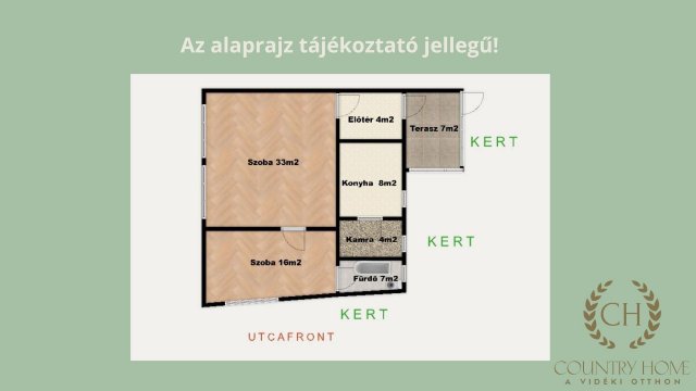 Eladó sorház, Csongrádon, Ady Endre utcában 18 M Ft, 2 szobás