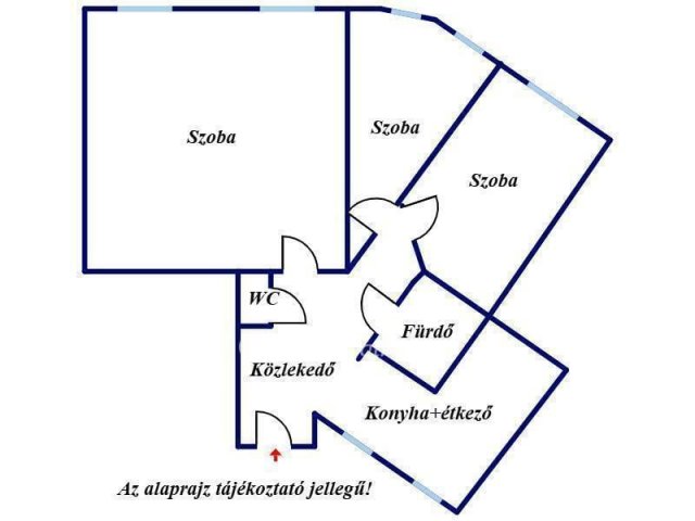 Eladó téglalakás, Szegeden 74.9 M Ft, 3 szobás