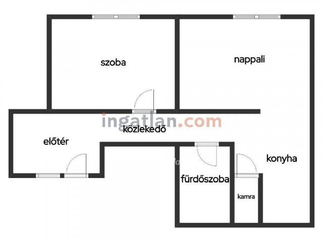 Eladó téglalakás, Budapesten, IV. kerületben 59.9 M Ft, 2 szobás