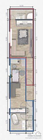 Eladó téglalakás, Szegeden 53.795 M Ft, 2 szobás