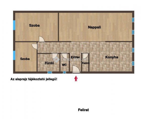 Eladó téglalakás, Nyíregyházán, Fészek utcában 65 M Ft