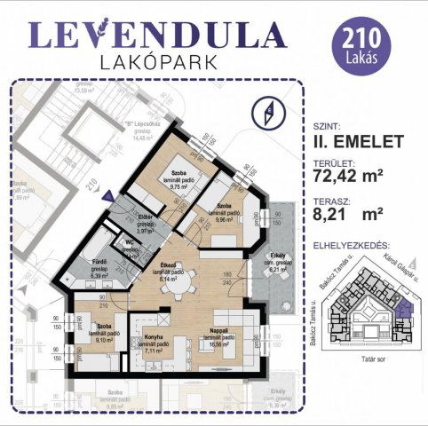 Eladó téglalakás, Kecskeméten 94 M Ft, 4 szobás