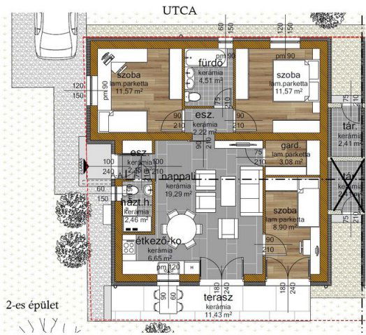Eladó ikerház, Százhalombattán 125 M Ft, 4 szobás