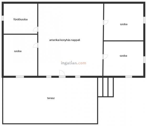 Eladó családi ház, Kiskunlacházán 54.9 M Ft, 4 szobás