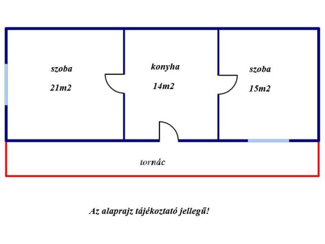 Eladó családi ház, Horton 12 M Ft, 2 szobás