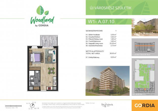 Eladó téglalakás, Budapesten, IX. kerületben, Vágóhíd utcában