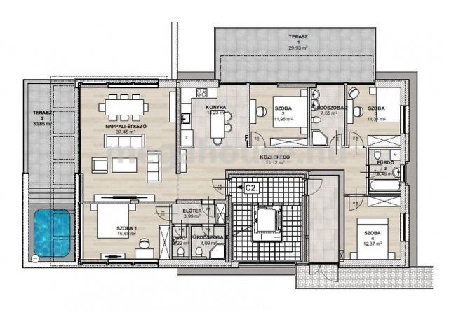 Eladó téglalakás, Budapesten, XI. kerületben 359 M Ft, 5 szobás