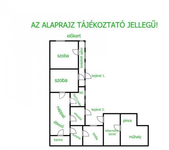 Eladó családi ház, Hajdúböszörményen 39.9 M Ft, 2+2 szobás