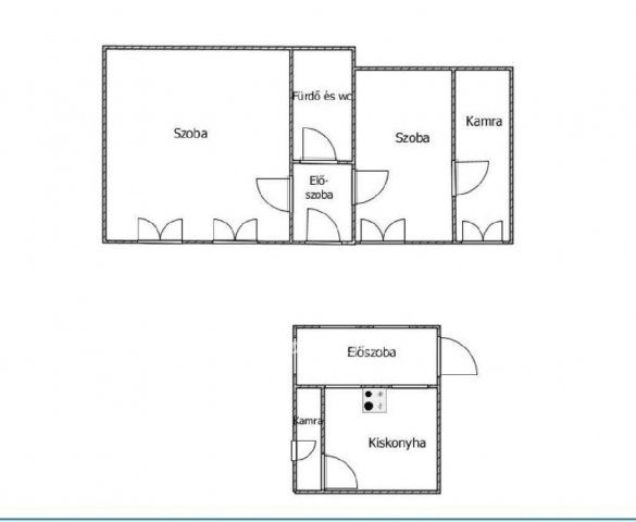 Eladó téglalakás, Mezőhegyesen 7.8 M Ft, 2 szobás