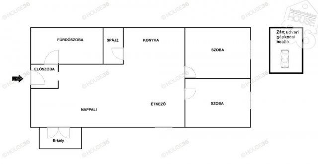 Eladó téglalakás, Kecskeméten 67.9 M Ft, 3 szobás