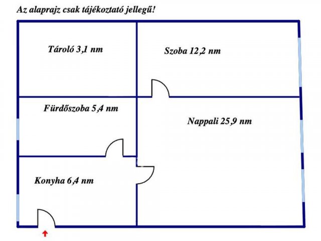 Eladó téglalakás, Sopronban 47.5 M Ft, 1+1 szobás