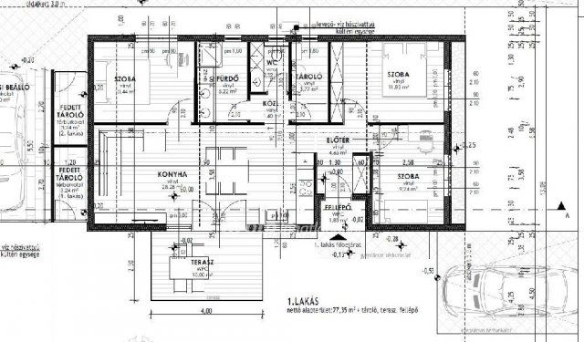 Eladó ikerház, Tordason 73.5 M Ft, 1+3 szobás