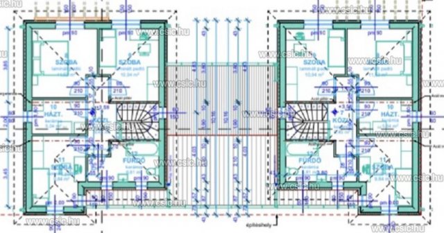 Eladó ikerház, Vecsésen 124.9 M Ft, 4 szobás
