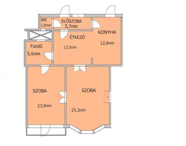 Eladó téglalakás, Budapesten, I. kerületben 116.1 M Ft, 2 szobás