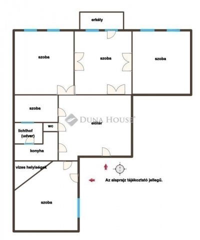 Eladó téglalakás, Budapesten, VI. kerületben 169 M Ft, 5 szobás